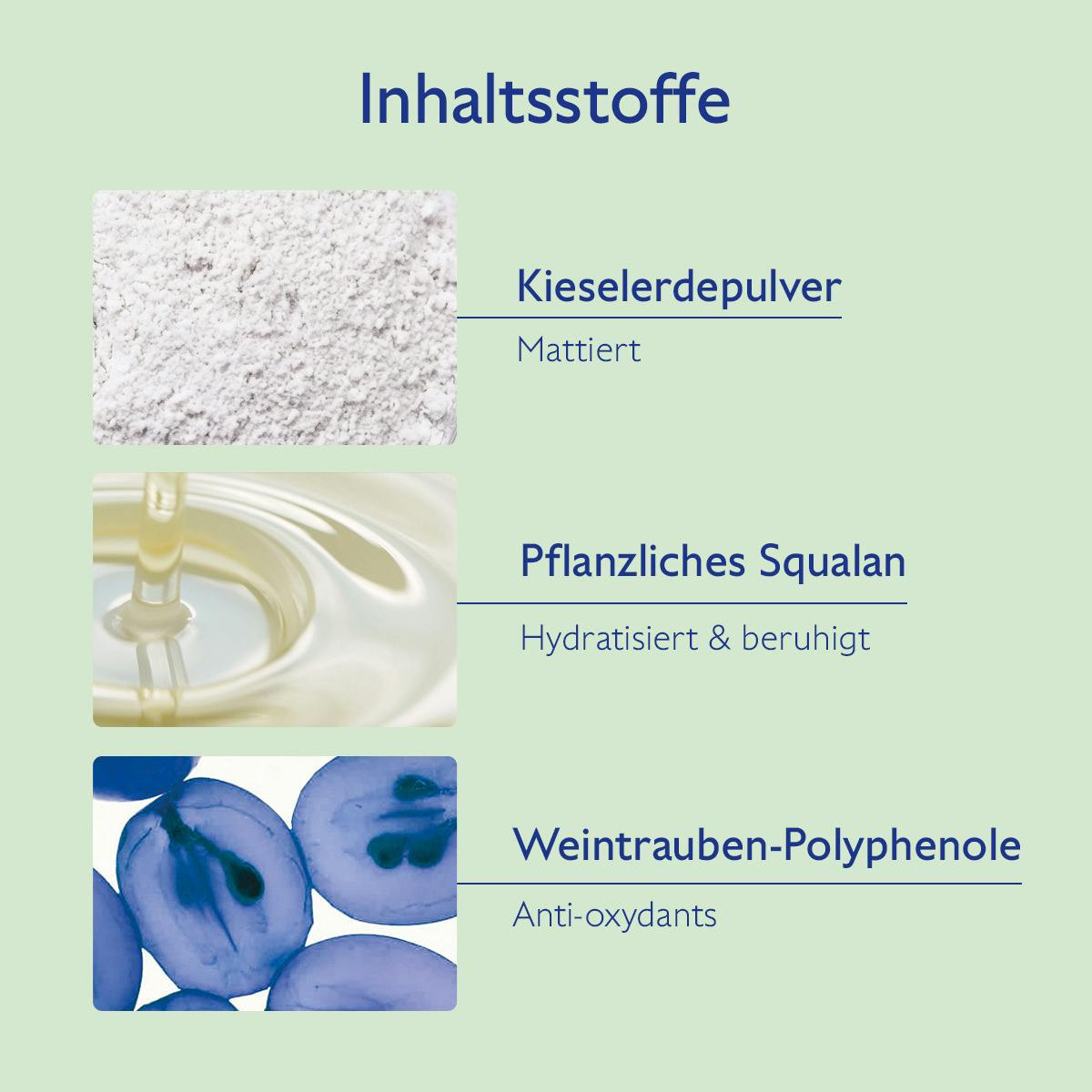 Mattierendes Feuchtigkeit spendendes Fluid mit Siliziumpulver