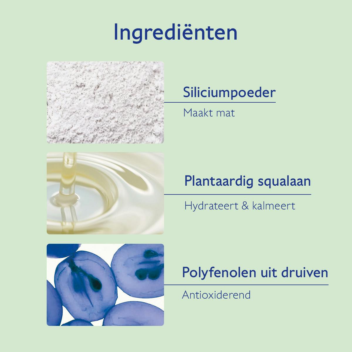 Hydraterende en Matmakende Fluide met Siliciumpoeder