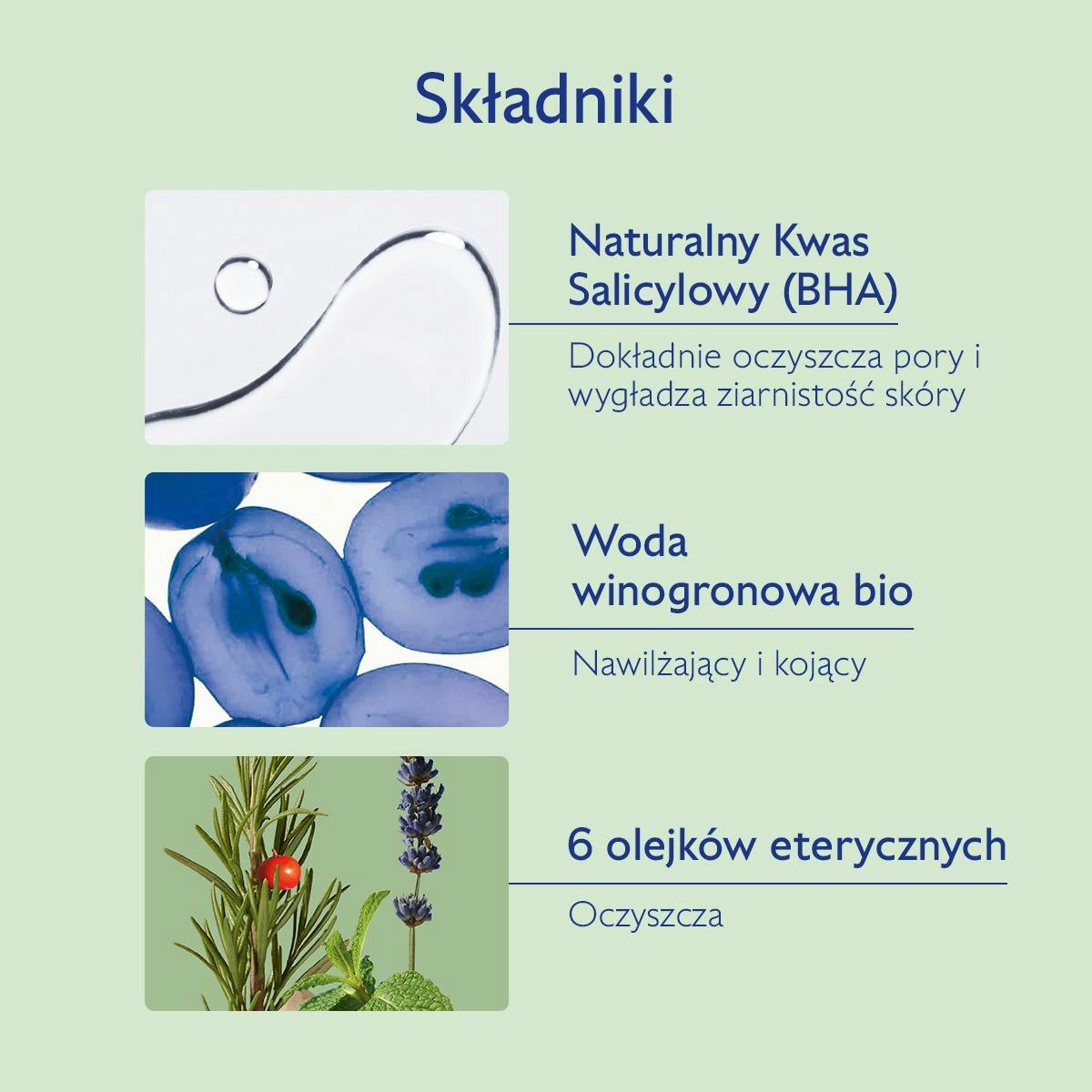 Oczyszczający żel myjący