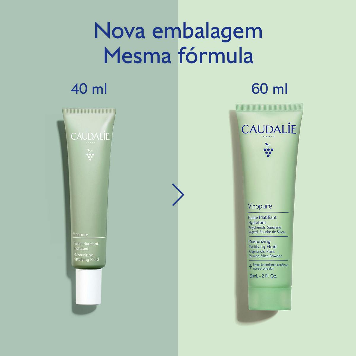 Fluido Matificante Hidratante com Pó de Silício