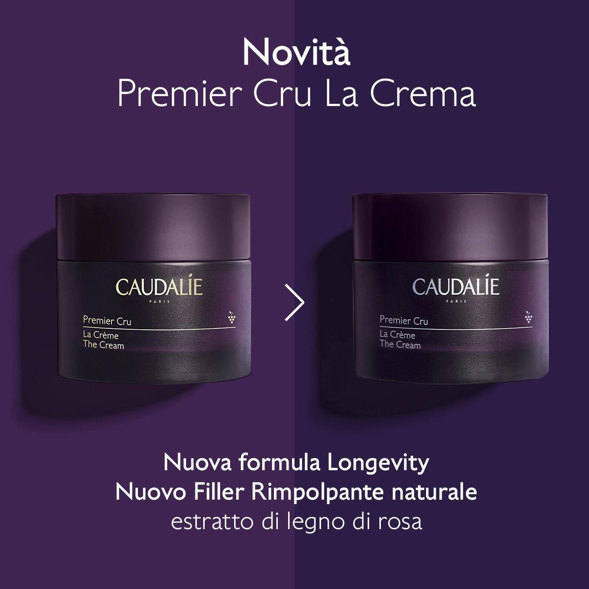 La Crema con Brevetto Longevity + Filler Rimpolpante
