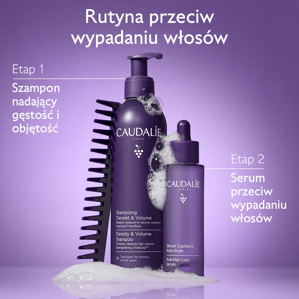 Szampon nadający gęstość i objętość