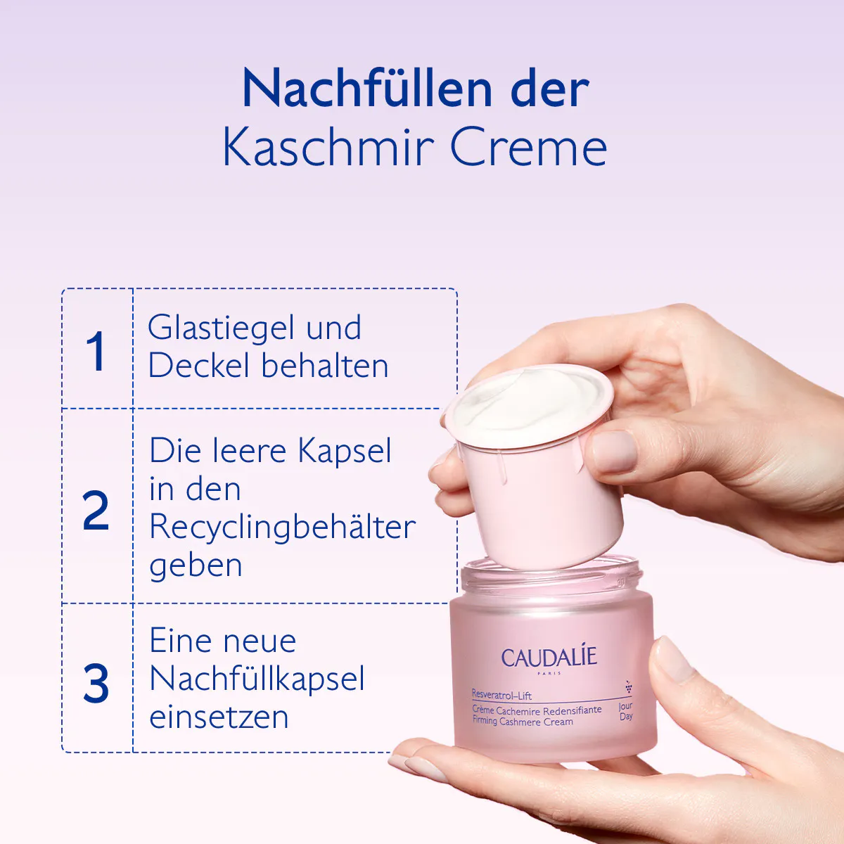 Hautverdichtende Kaschmir Creme - Nachfüllpackung