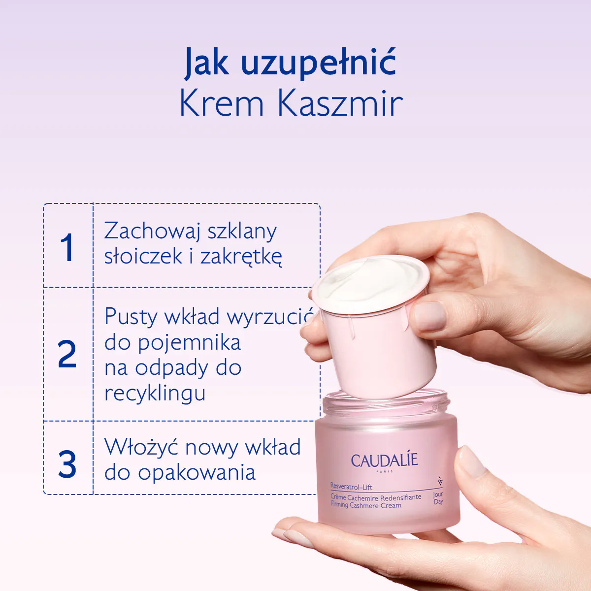 Krem Kaszmir Liftingujący - Opakowanie do ponownego napełnienia