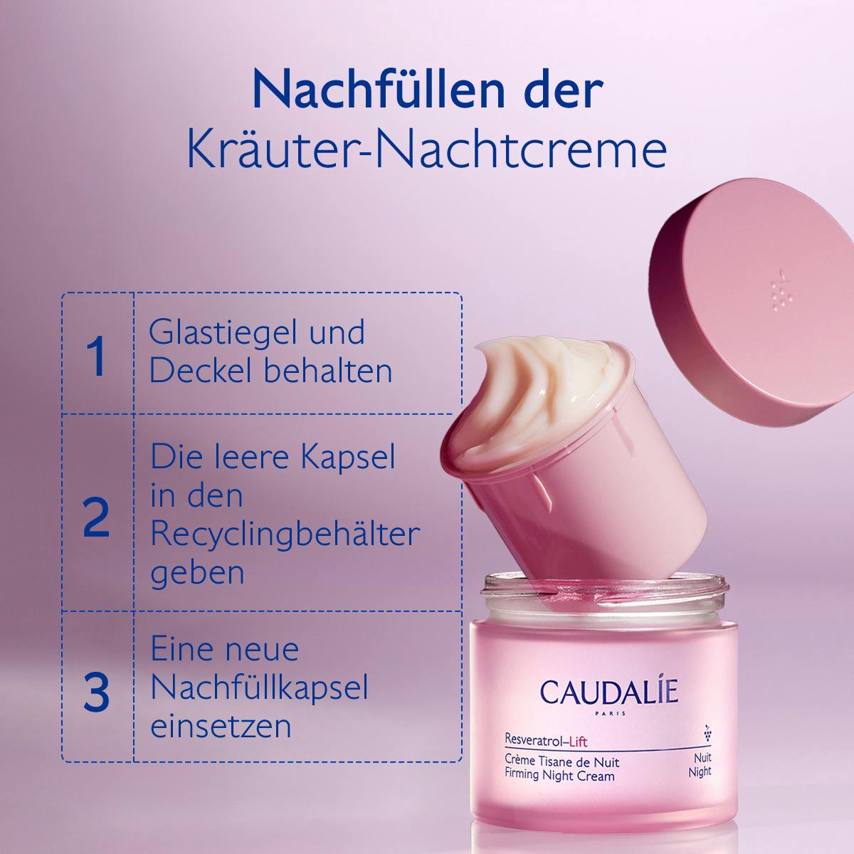 Kräuter-Nachtcreme - Nachfüllpackung