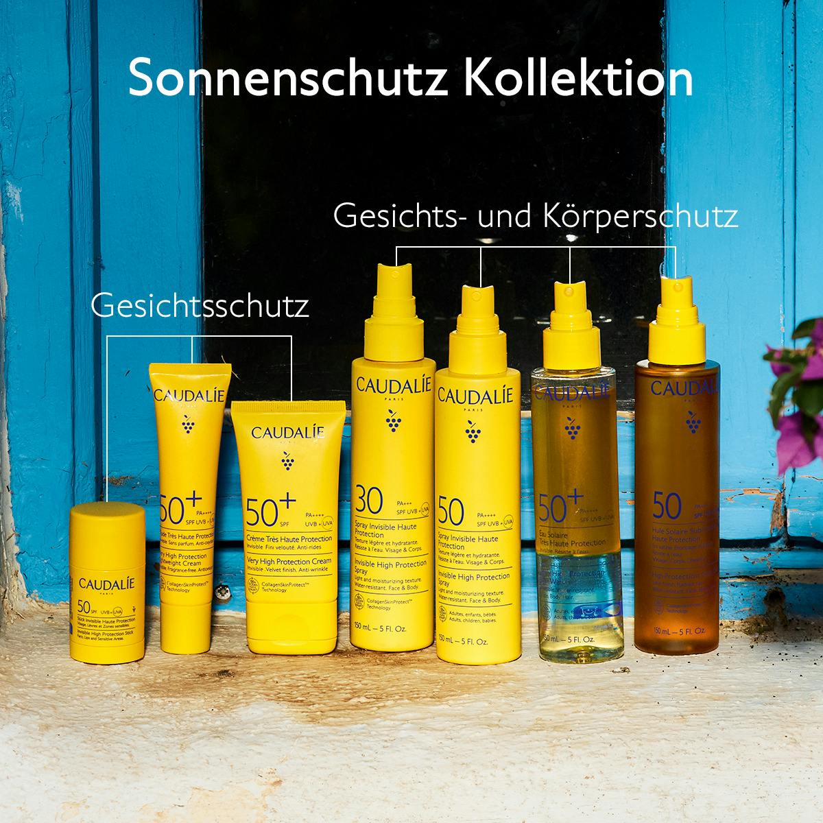 Unsichtbares Sonnenspray Hoher Schutz LSF50