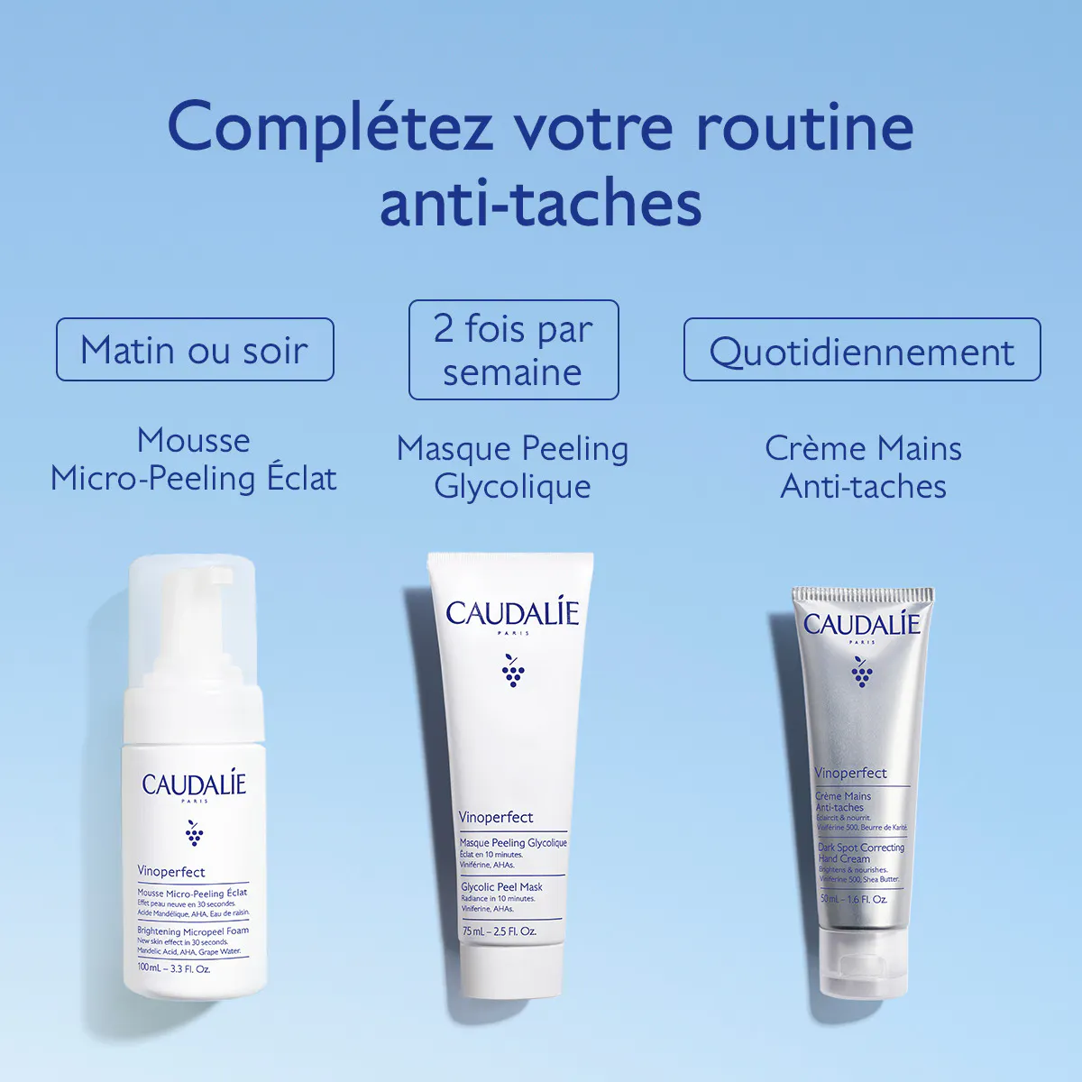 Mousse Micro-Peeling Éclat à l'Acide Mandélique (AHA)