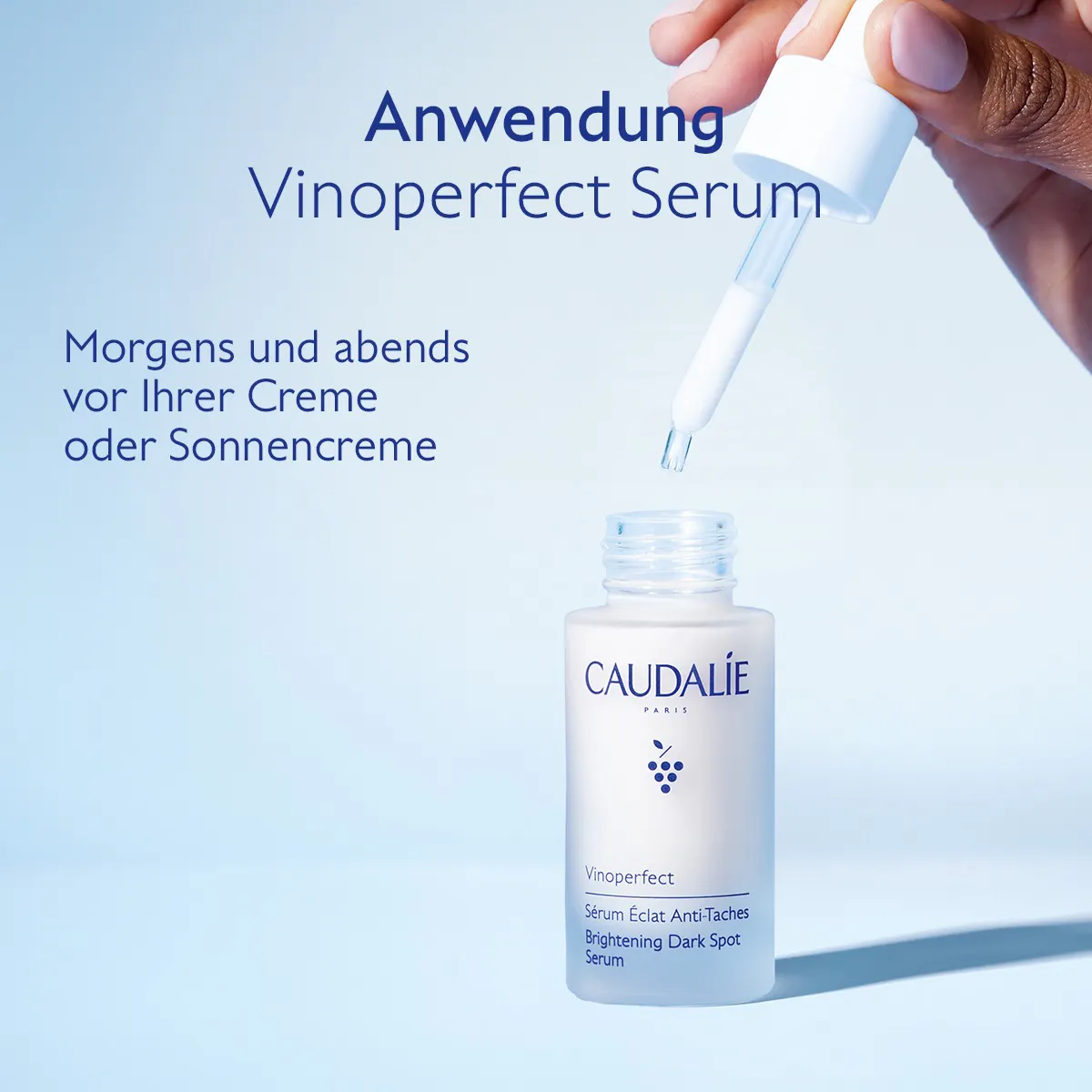 Serum für mehr Ausstrahlung und gegen Pigmentflecken mit Viniferine, Alternative zu Vitamin C