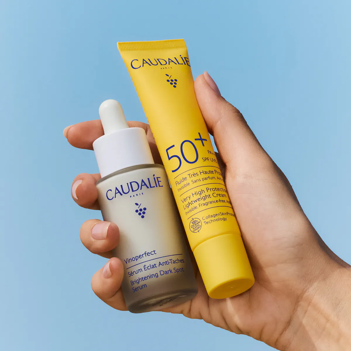 Duo Eclat Anti-Taches Sérum & Fluide SPF50+