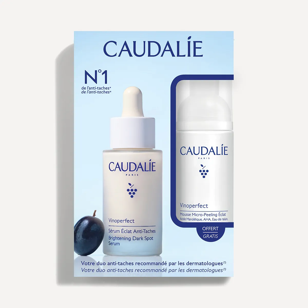 Brightening Dark Spot Serum & Micropeel Foam Set