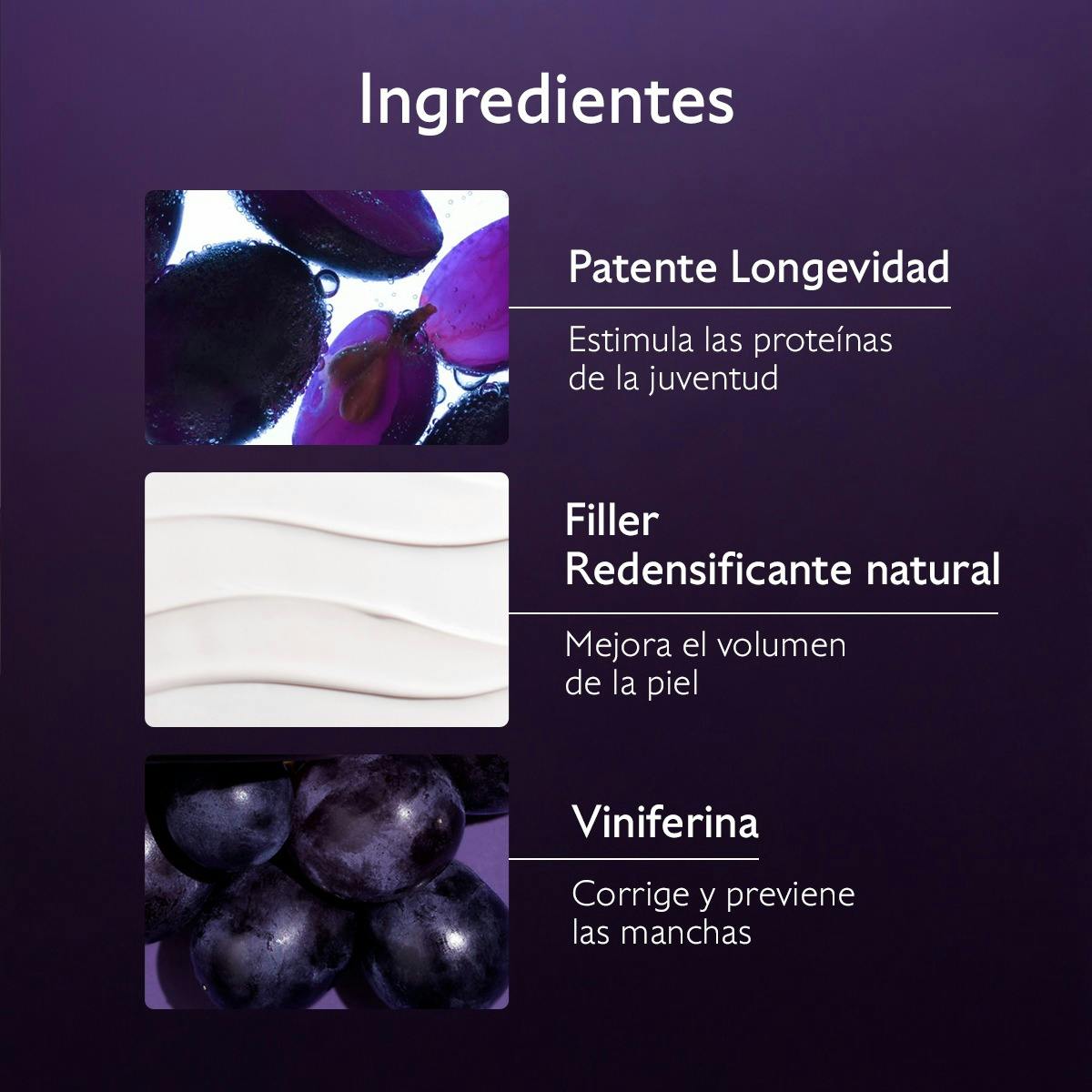 La Crema con Patente Longevidad + Filler Redensificante Natural
