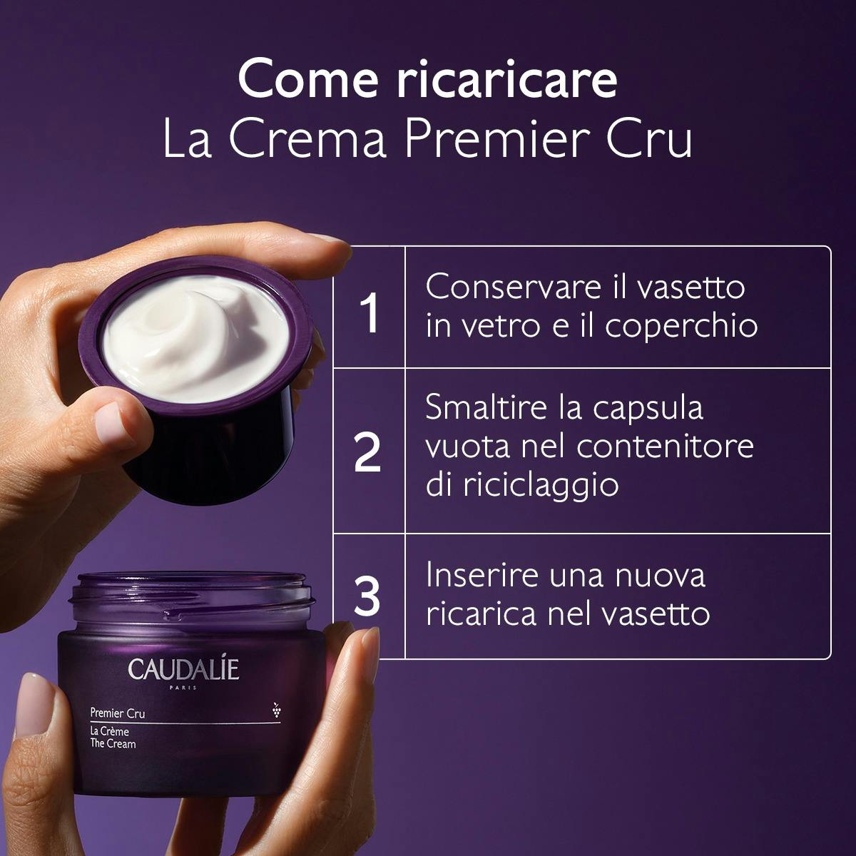 La Crema con Brevetto Longevity + Filler Rimpolpante