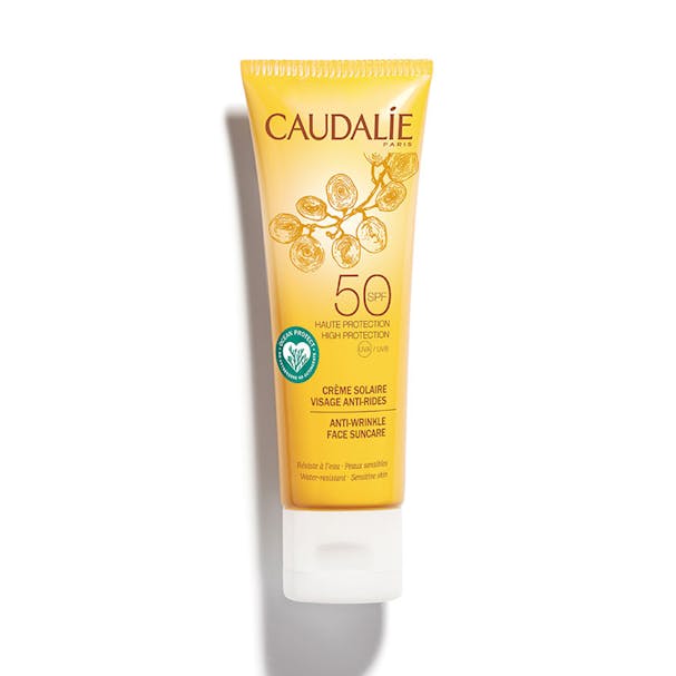 palm geloof Melbourne Anti-wrinkle Face Suncare SPF50 | CAUDALIE® - Caudalie