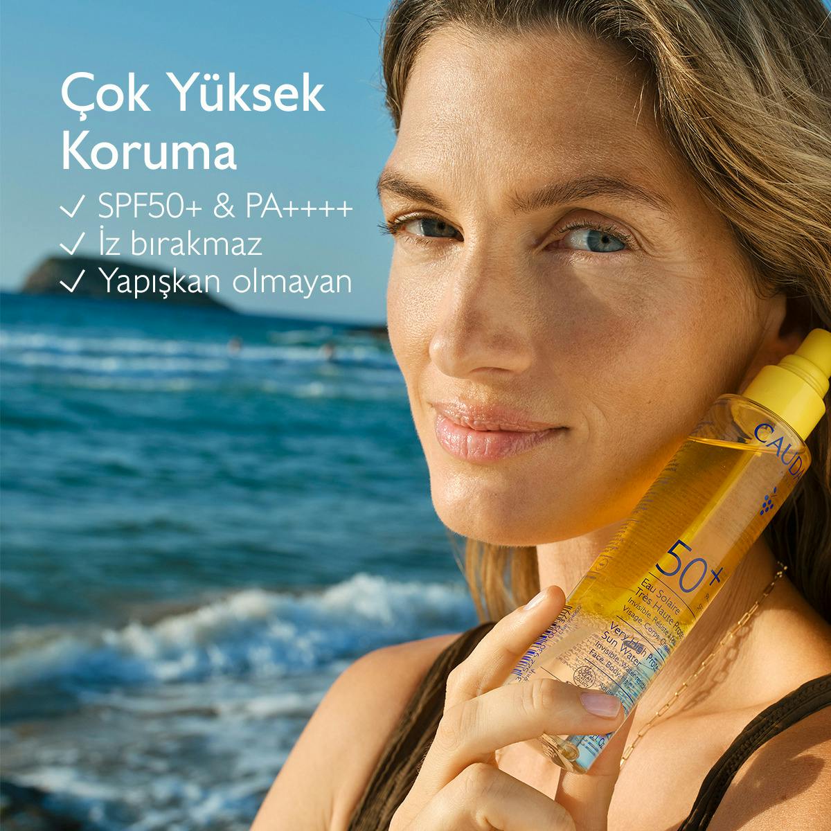 Yüksek Koruma Sağlayan Güneş Suyu SPF50+