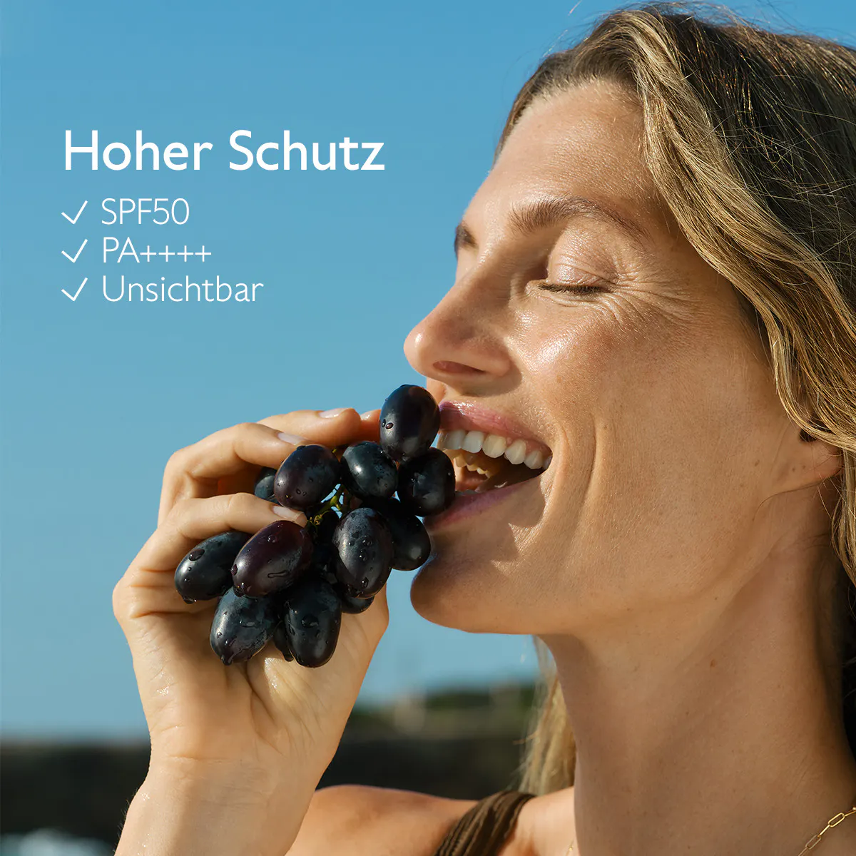 Unsichtbares Sonnenspray Hoher Schutz LSF50