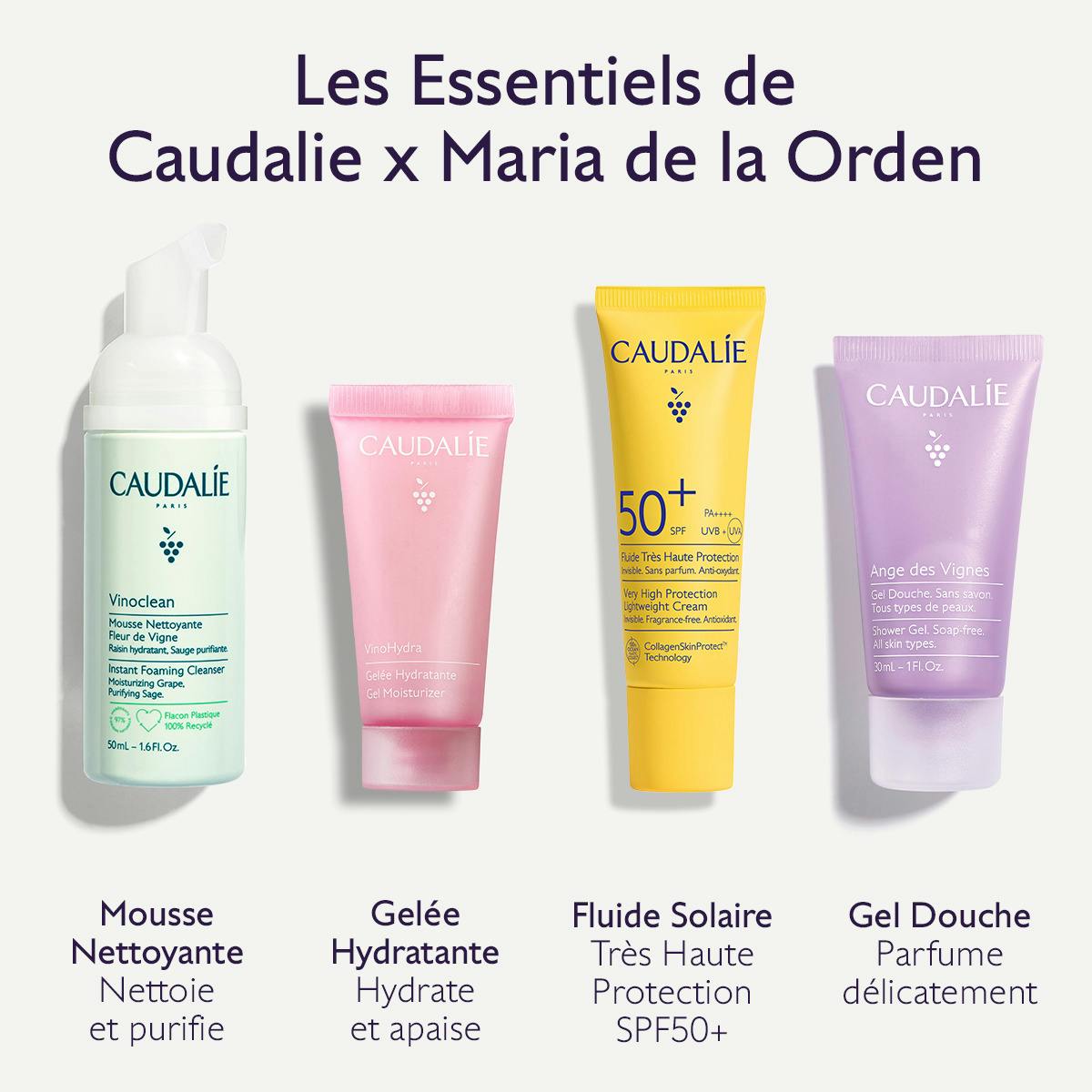 Les Essentiels de Caudalie x Maria de la Orden