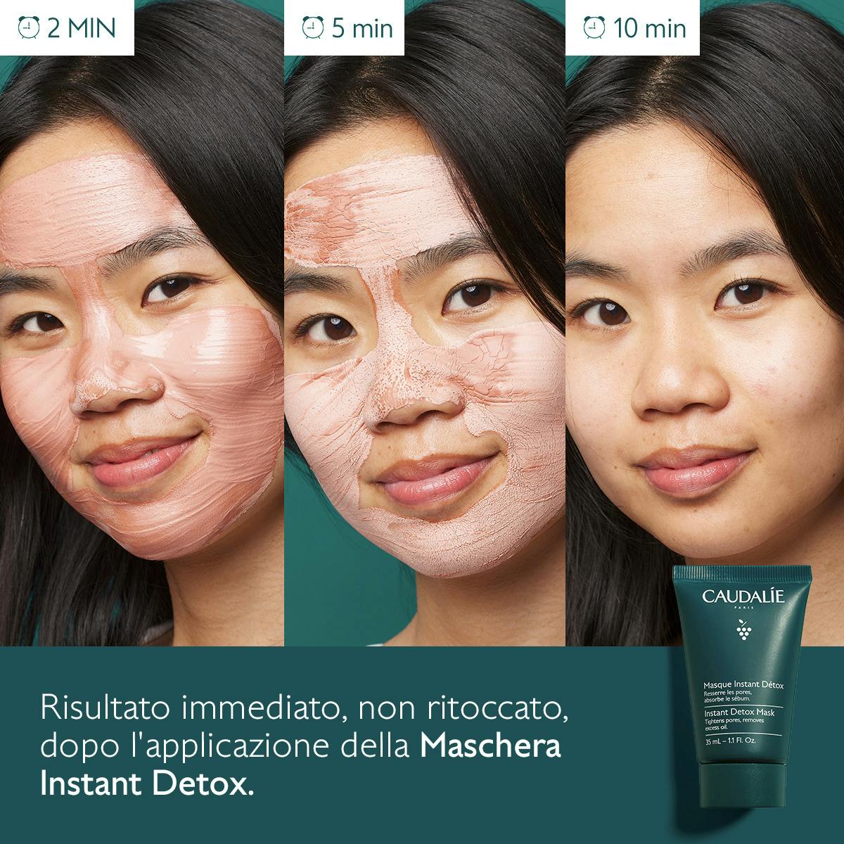 Maschera Instant Detox con Argilla rosa