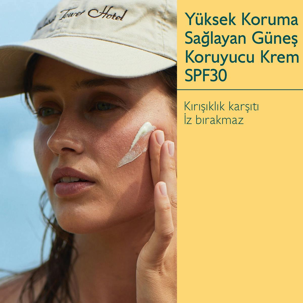 Yüksek Koruma Sağlayan Güneş Koruyucu Krem SPF30