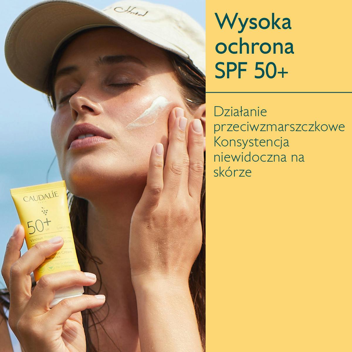 Krem o wysokiej ochronie SPF50+