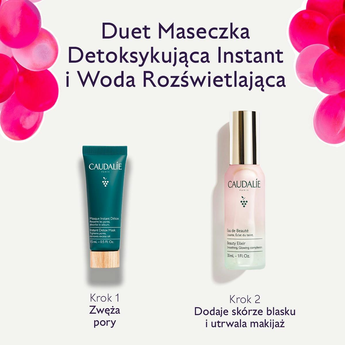 Duet Woda rozświetlającą & Maseczka detoksykująca