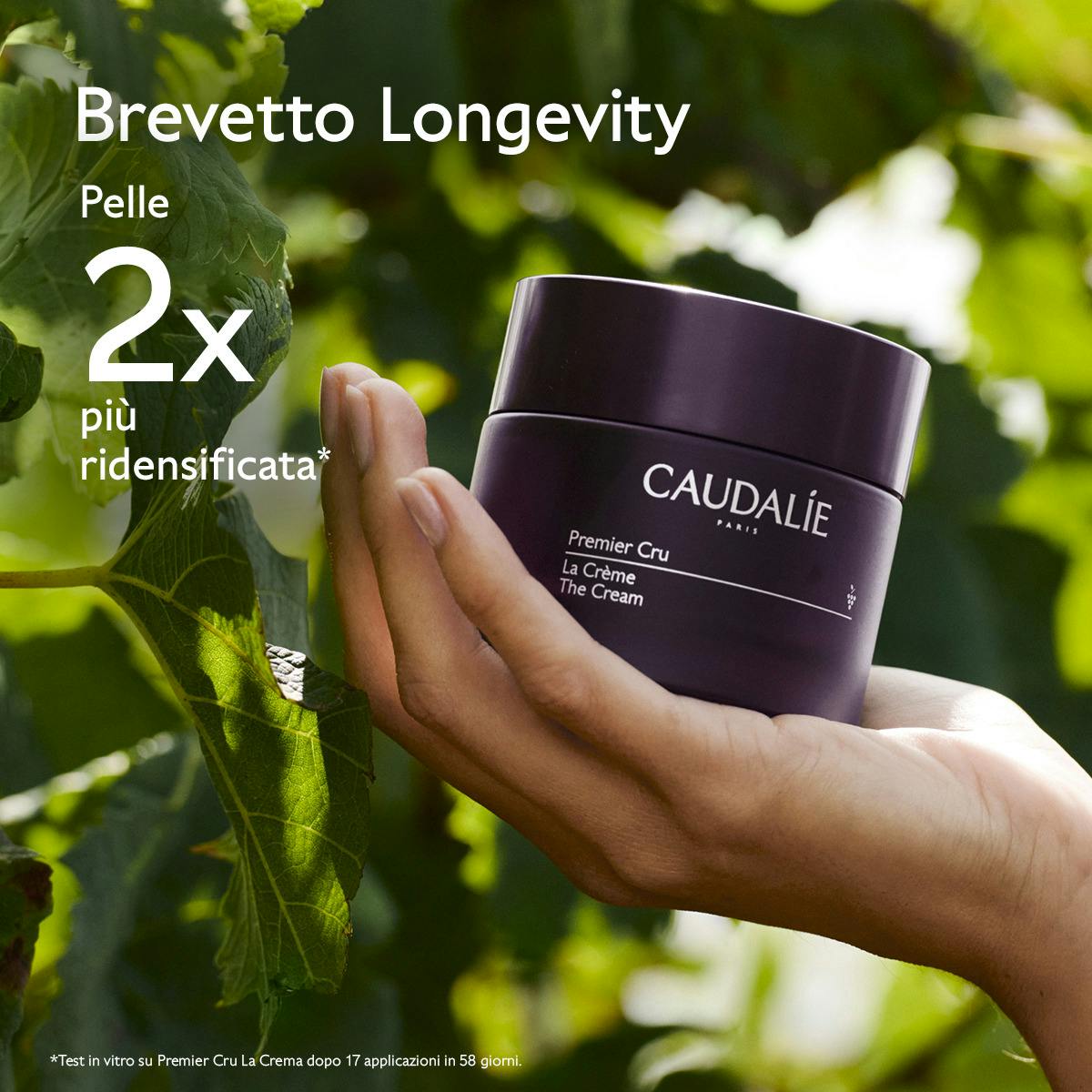 La Crema con Brevetto Longevity + Filler Rimpolpante