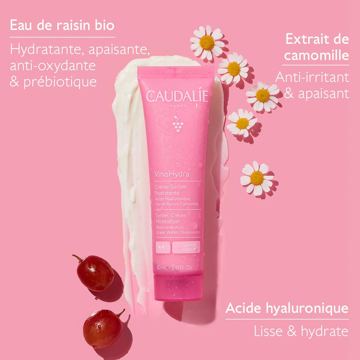 Crème Sorbet Hydratante Acide Hyaluronique & Camomille