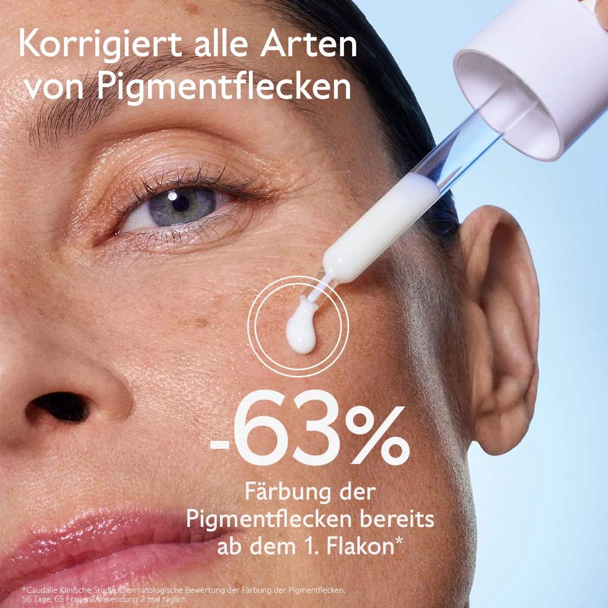 Serum für mehr Ausstrahlung und gegen Pigmentflecken mit Viniferine, Alternative zu Vitamin C - 50ml