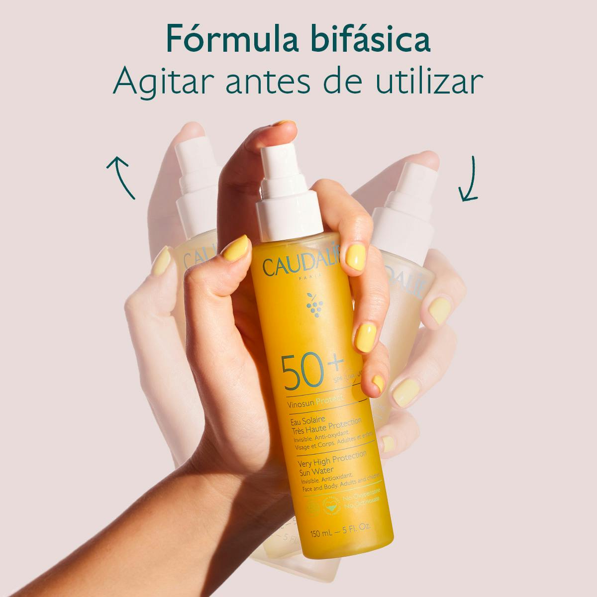 Agua Solar de Muy Alta Protección SPF50+