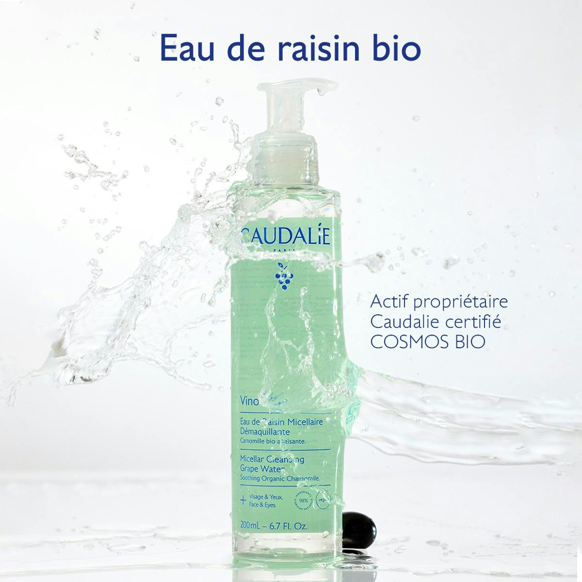 Eau de Raisin Micellaire Démaquillante - 400mL