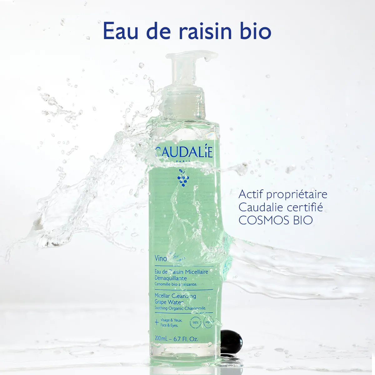 Eau de Raisin Micellaire Démaquillante - 400mL