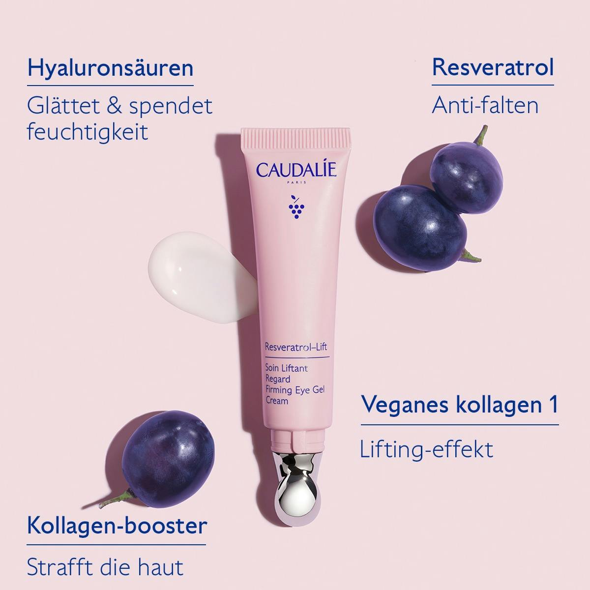 Lifting Augenpflege mit Resveratrol, Alternative zu Retinol