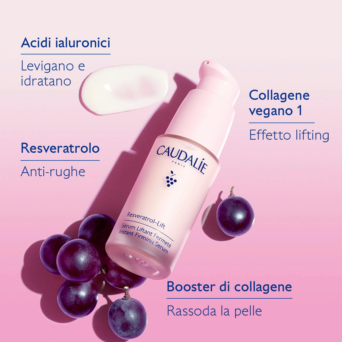 Siero Liftante Rassodante con il Resveratrolo, alternativa al Retinolo