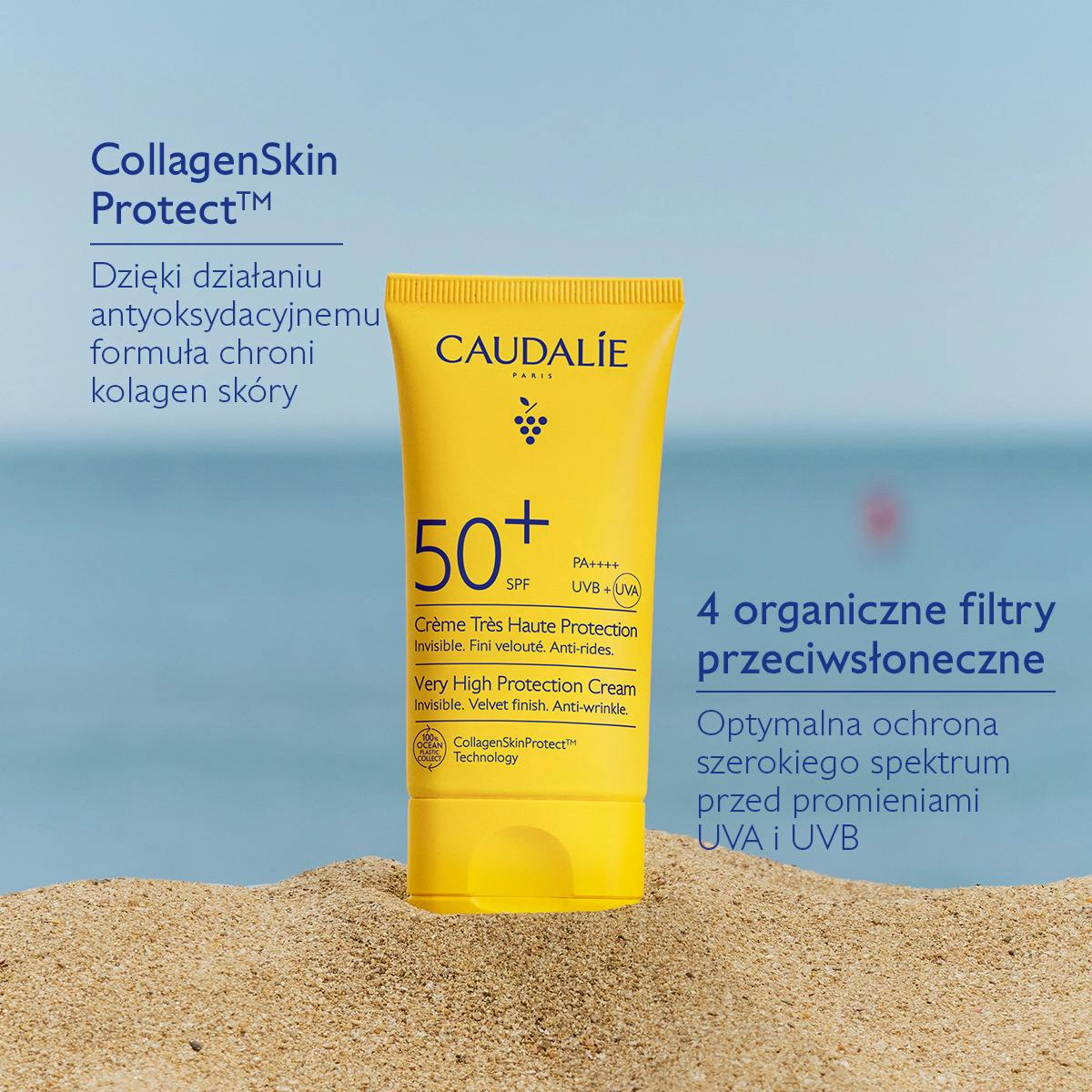 Krem o wysokiej ochronie SPF50+