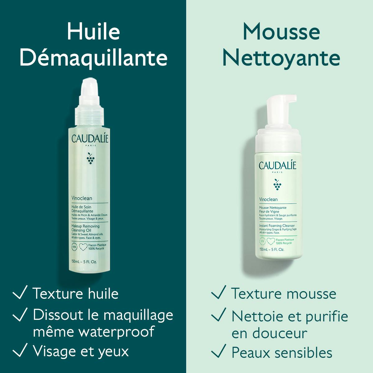 Mousse Nettoyante Visage Fleur de Vigne