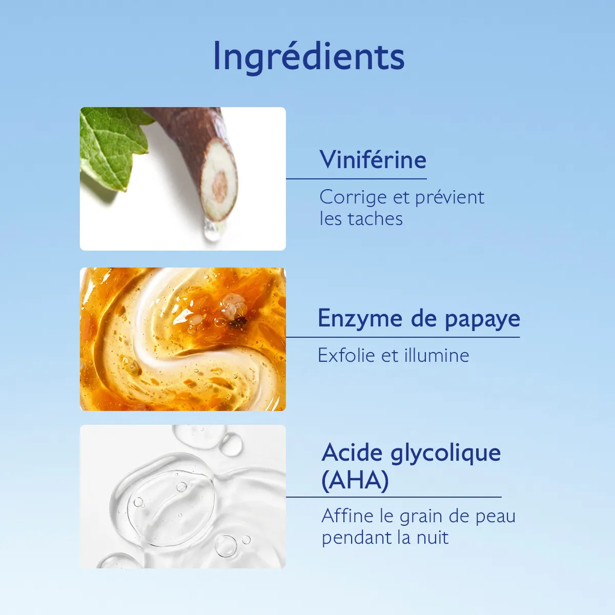 Crème de Nuit Anti-Taches à la Viniférine & Acide Glycolique