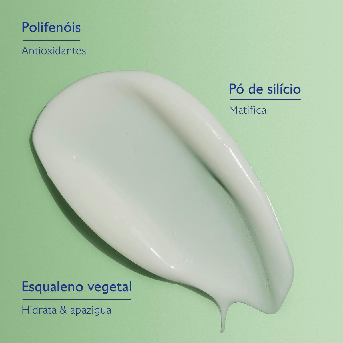 Fluido Matificante Hidratante com Pó de Silício