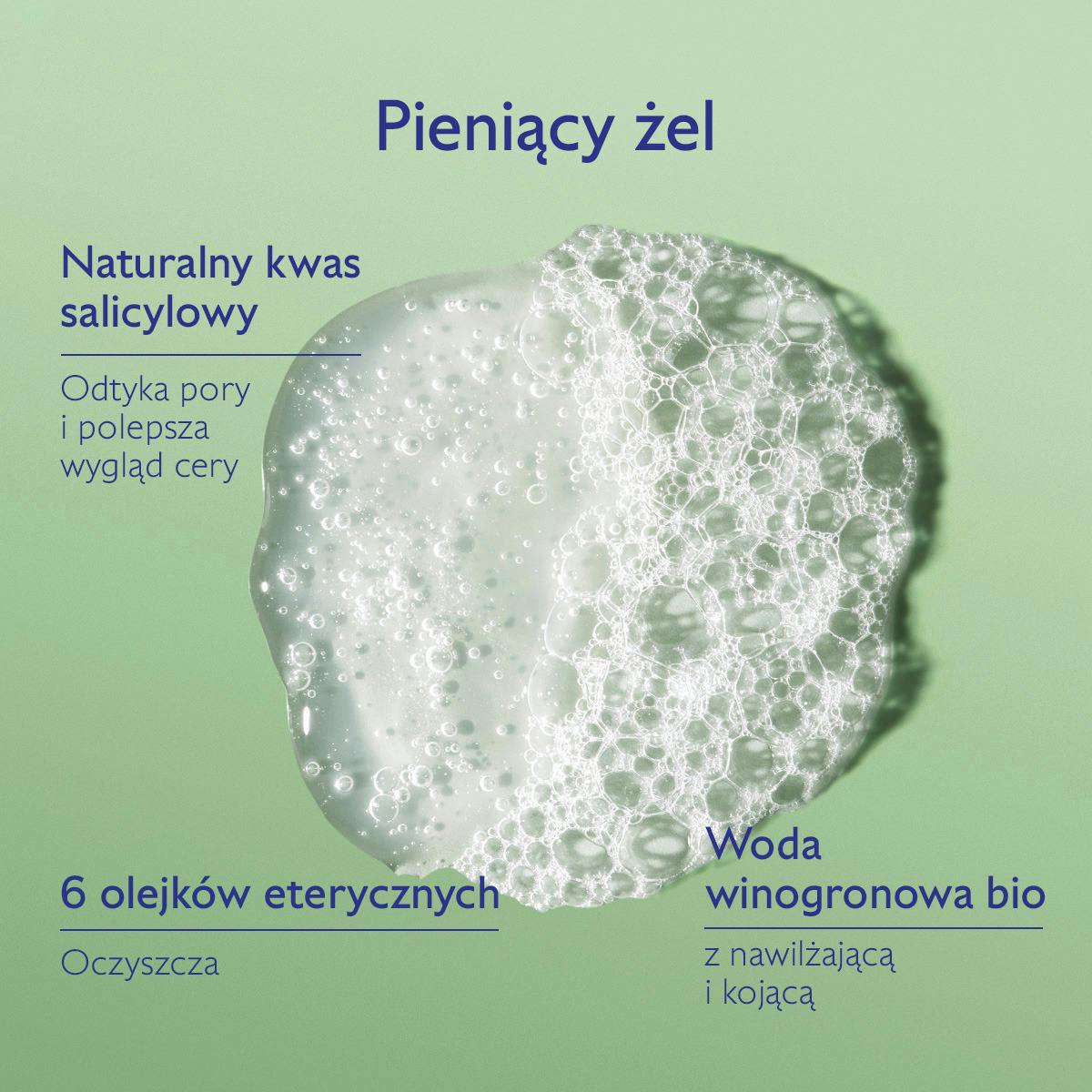 Oczyszczający żel myjący