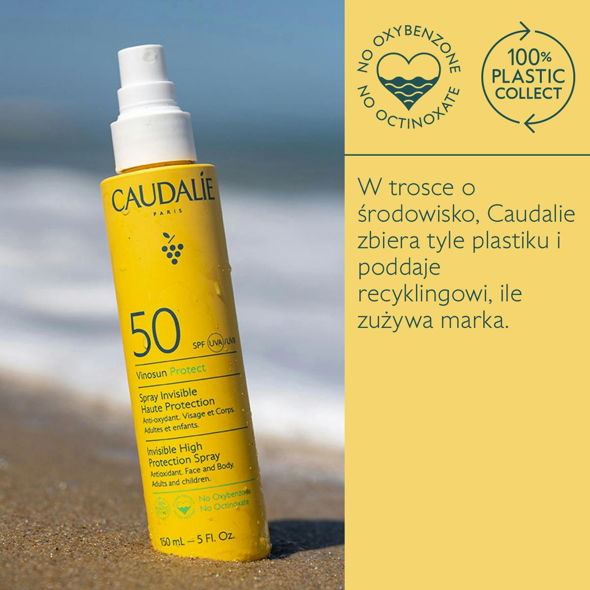 Niewidoczny spray o wysokiej ochronie SPF50