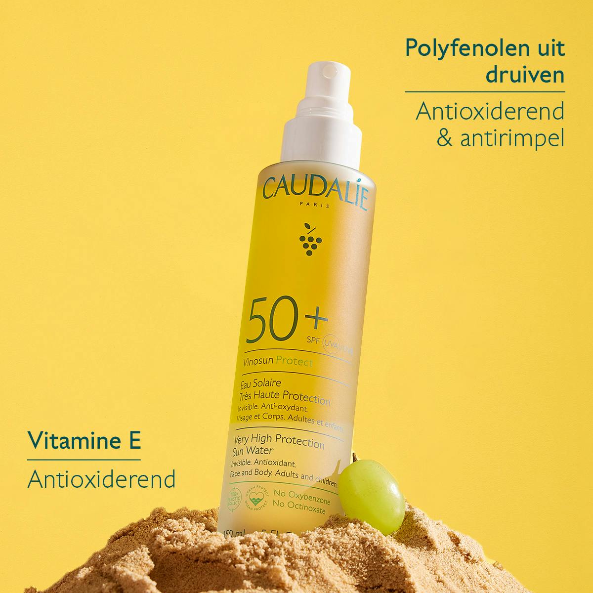 Zonnewater met Zeer Hoge Bescherming SPF50+ 