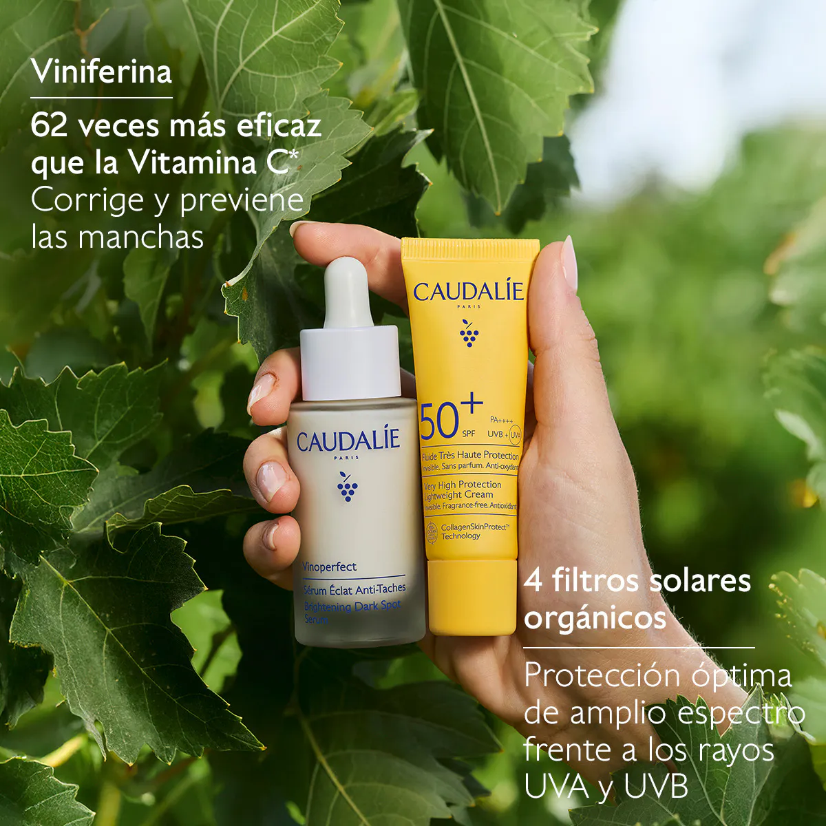 Dúo Resplandor Antimanchas Sérum & Fluido SPF50+