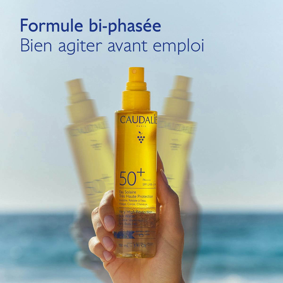 Eau Solaire Très Haute Protection SPF50+