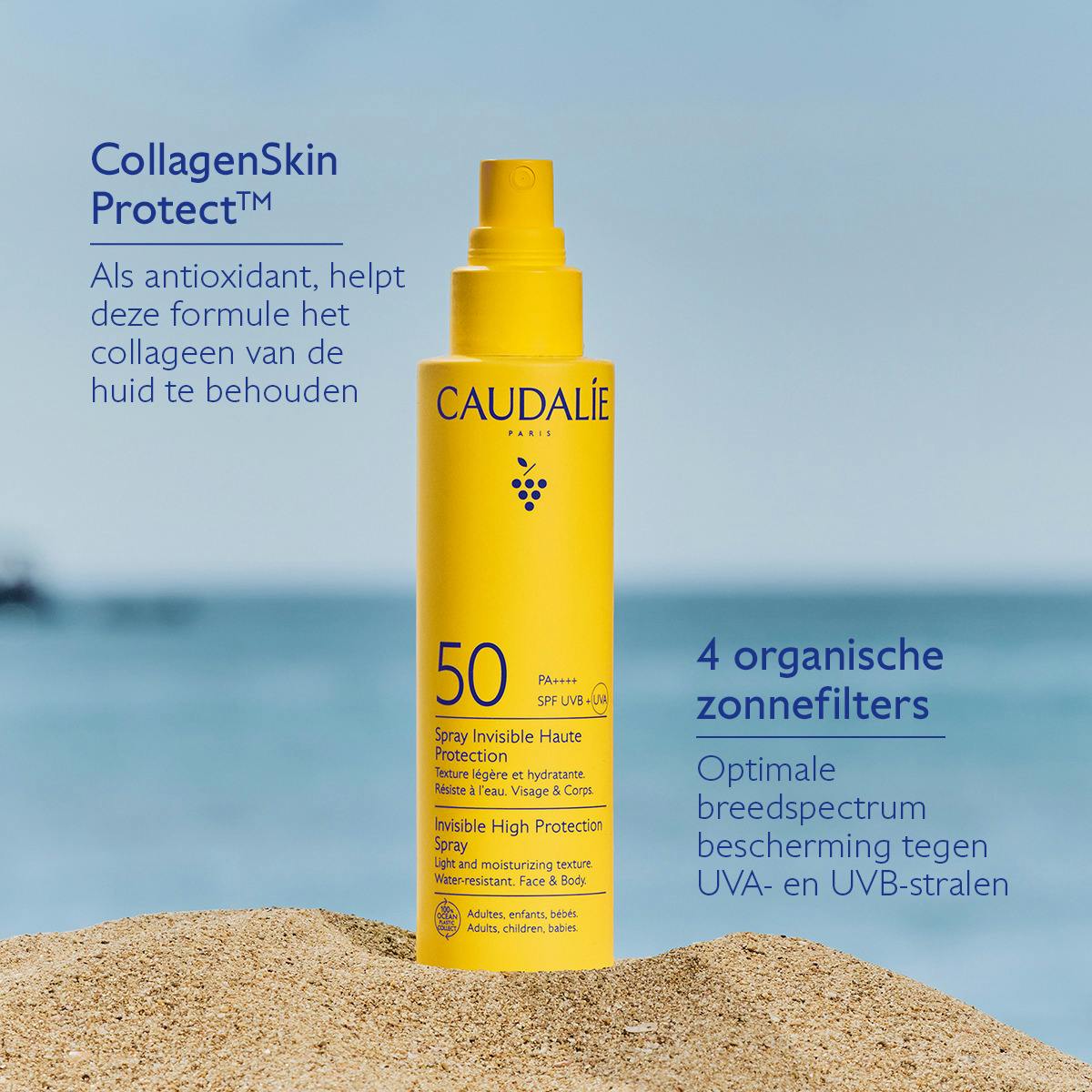 Onzichtbare Spray met Hoge Bescherming SPF50