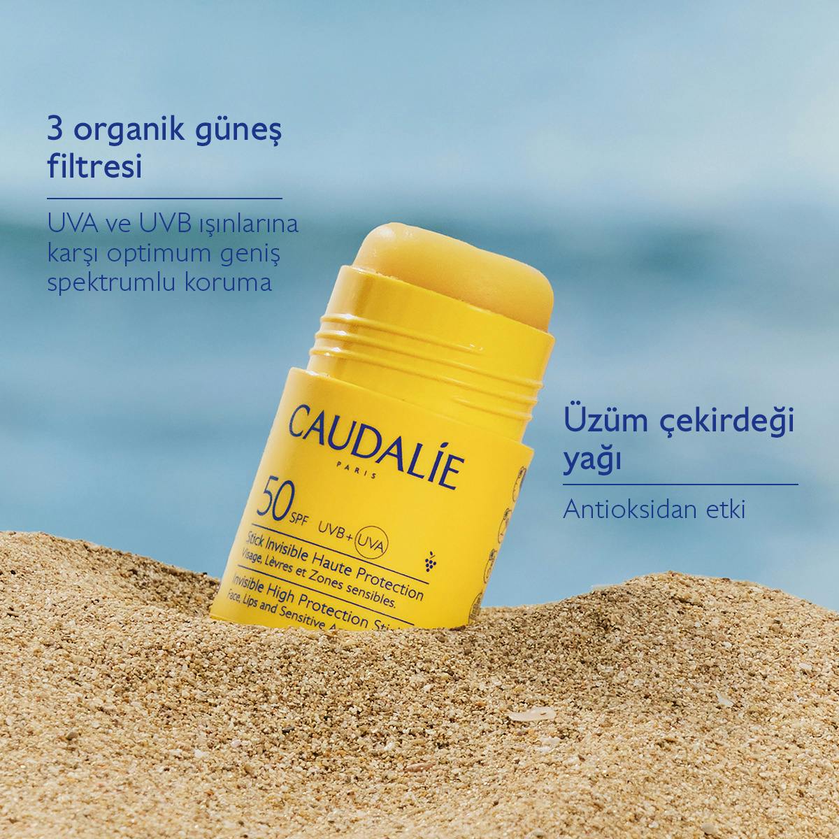 İz Bırakmayan Yüksek Korumalı Stick Güneş Kremi 