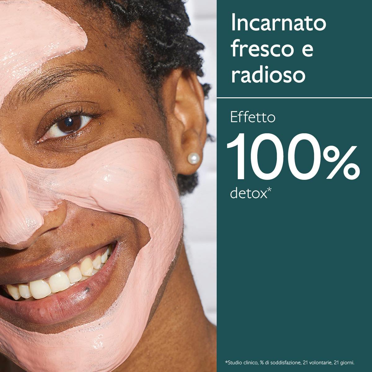 Maschera Instant Detox con Argilla rosa