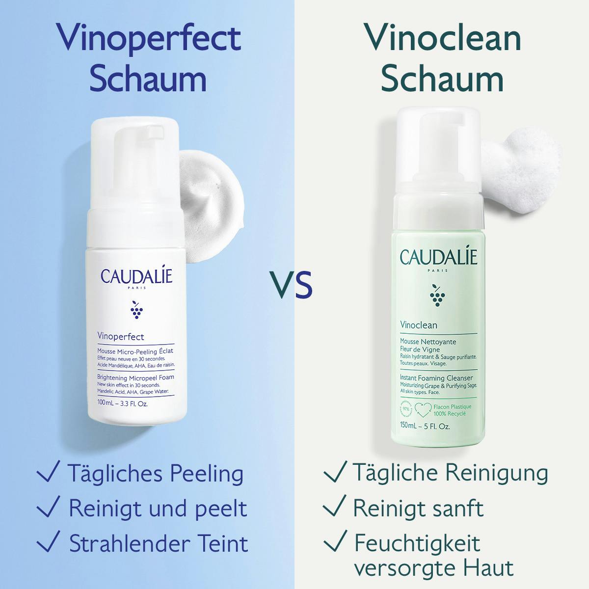 Mikro-Peeling Schaum Ausstrahlung mit Mandelsäure (AHA)