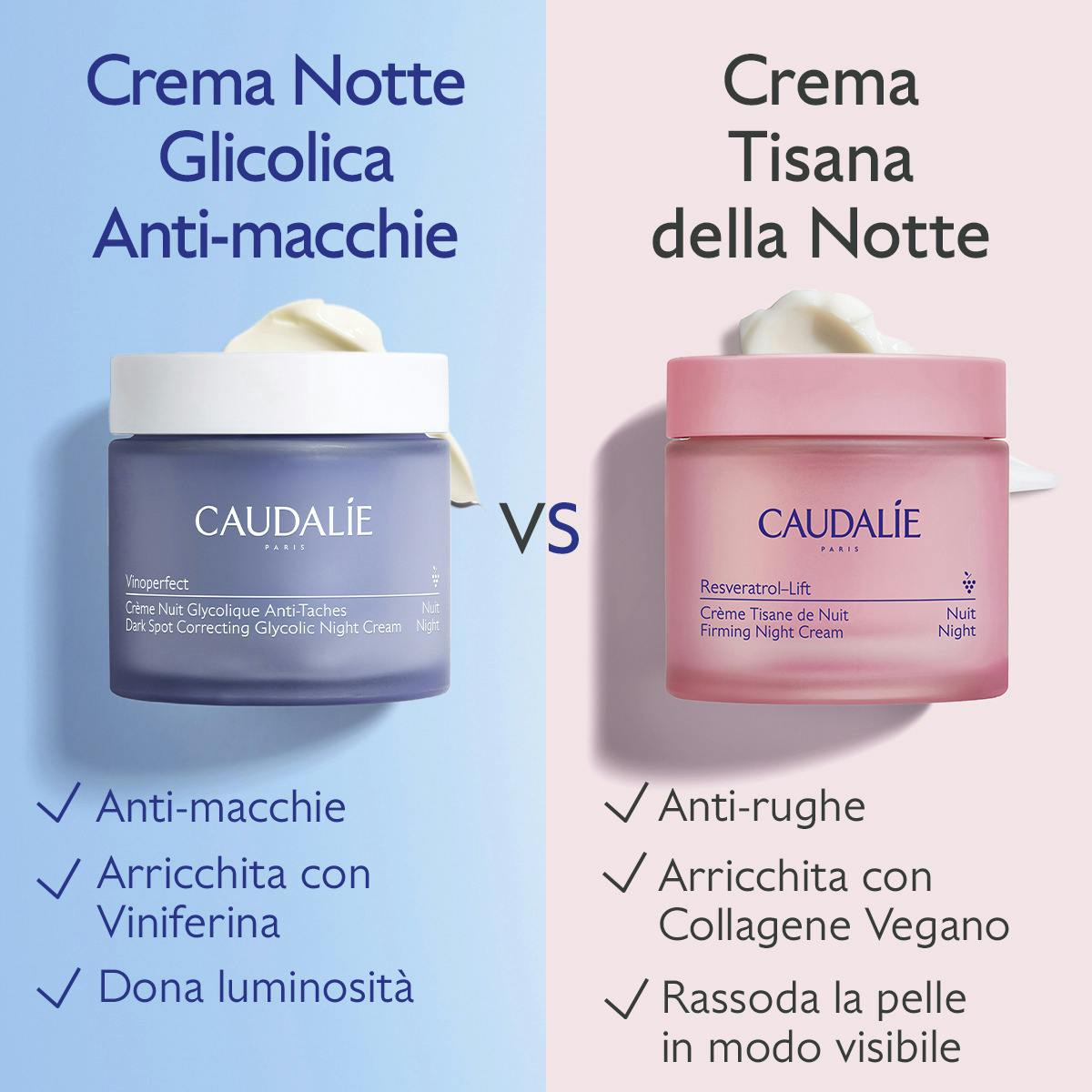 Crema Notte Anti-Macchie con Acido Glicolica + Viniferina