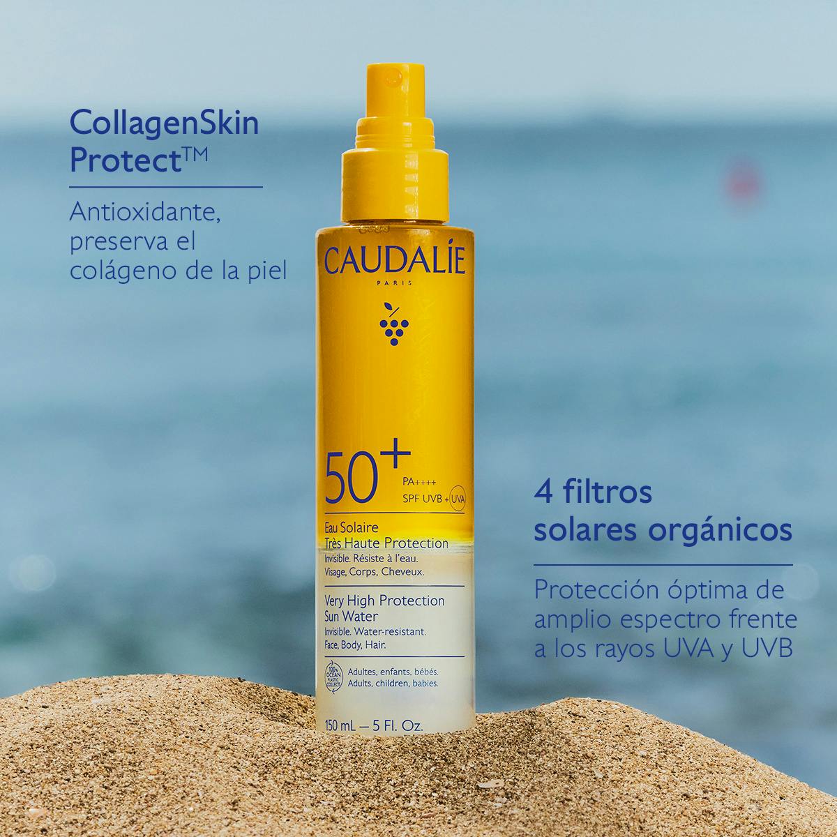 Agua Solar de Muy Alta Protección SPF50+