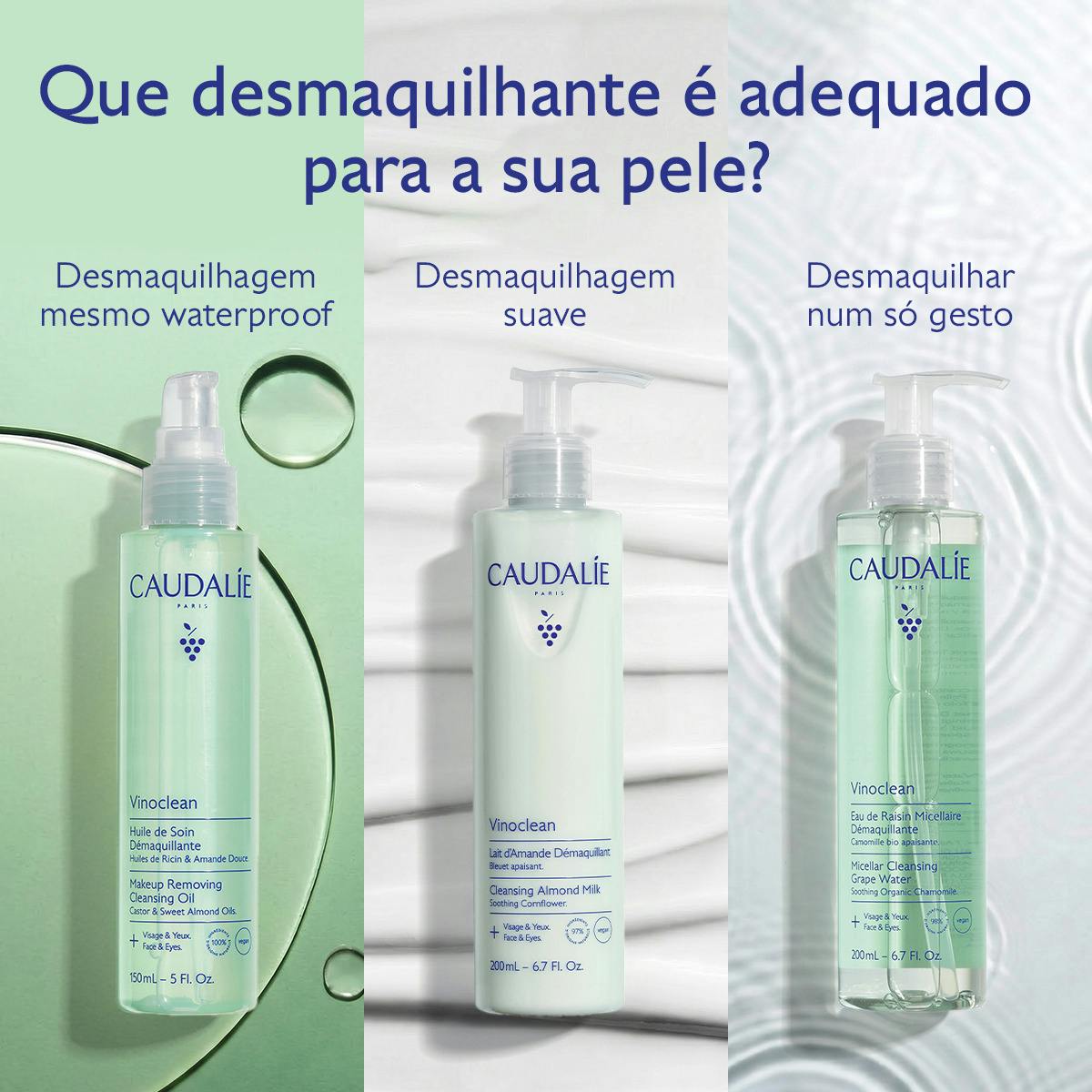 Leite de Amêndoas Desmaquilhante