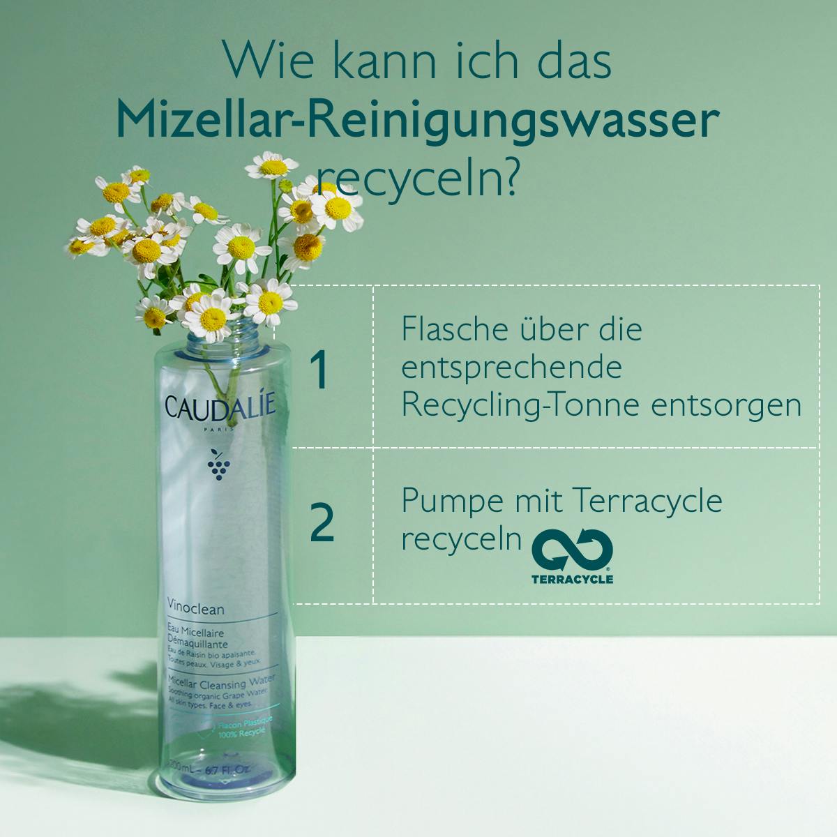 Mizellar-Reinigungswasser mit Traubenwasser