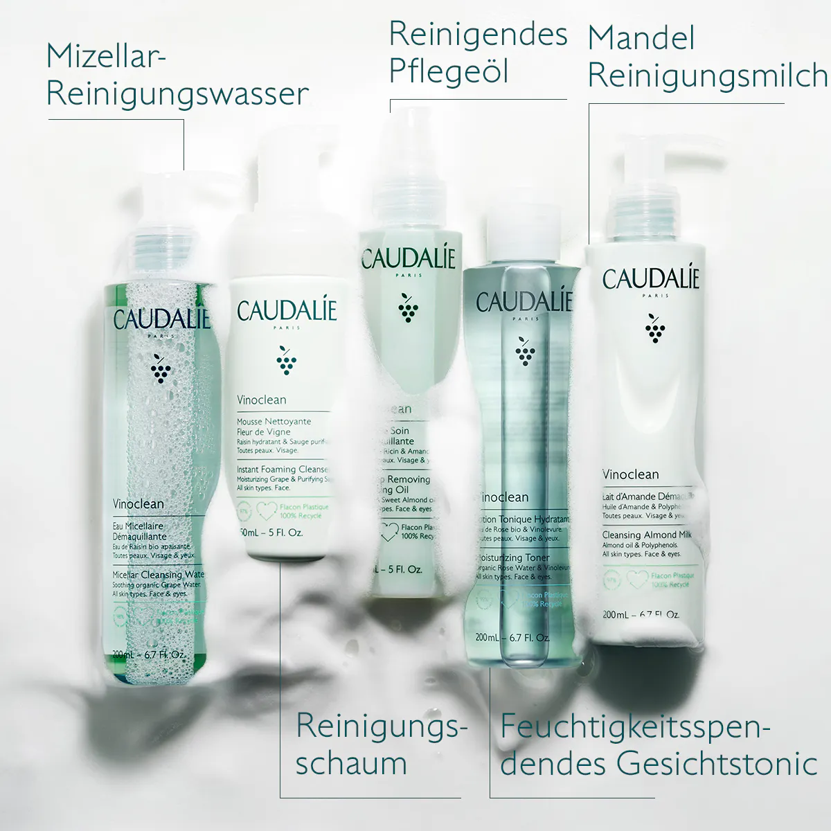 Mizellar-Reinigungswasser mit Traubenwasser